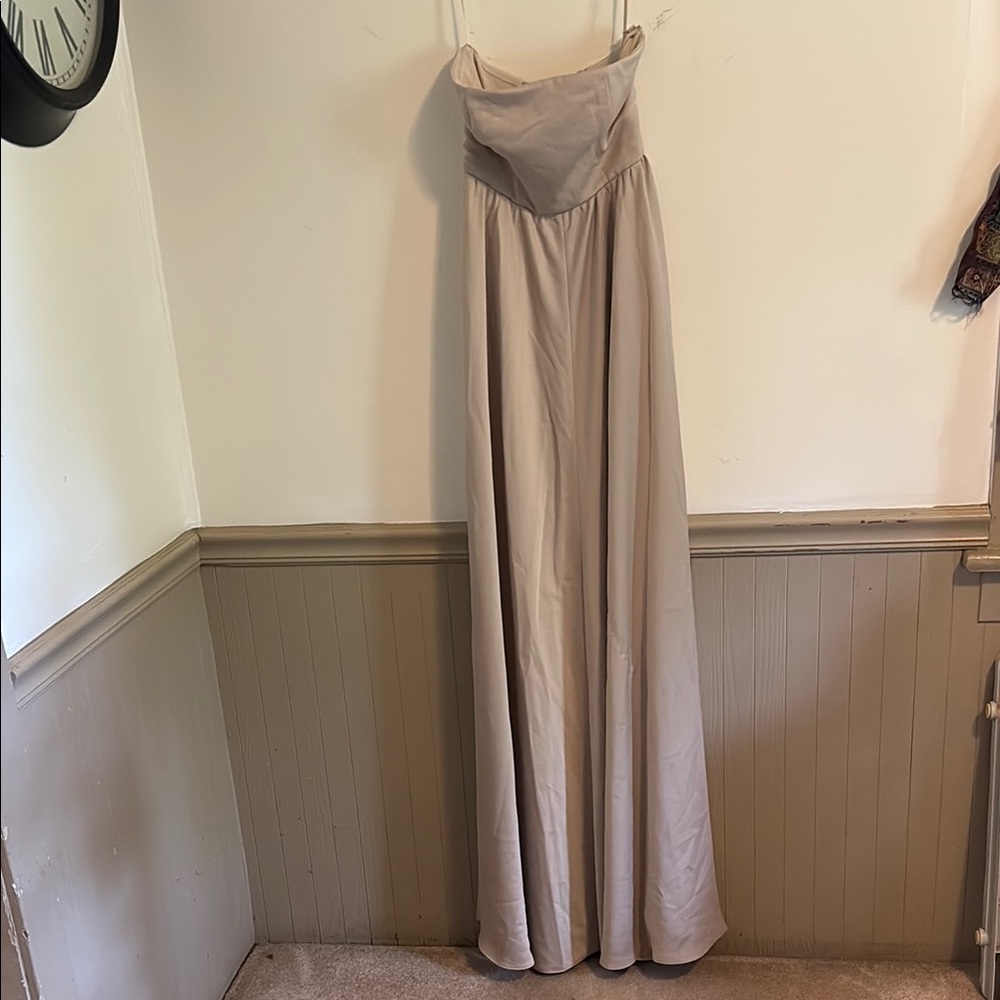 BHLDN Elegant Cream Gown